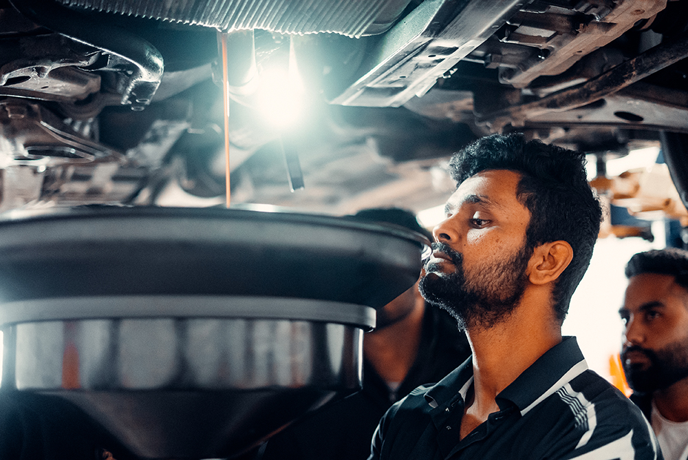 Automotive mechanical diagnosis training